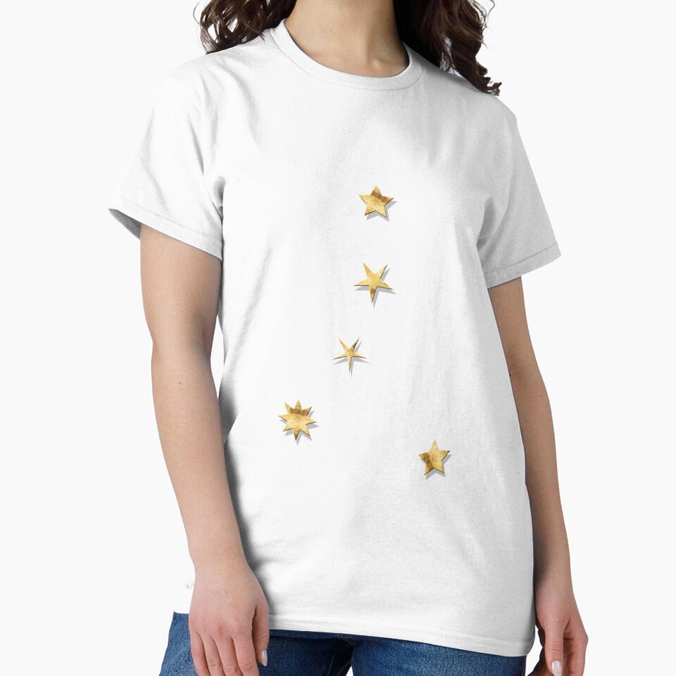 Cancer Golden Stars Constellation by Lelibeth