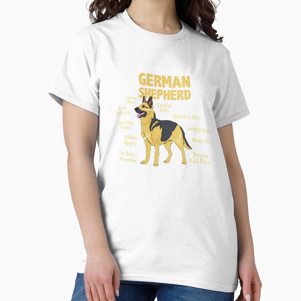 The Anatomy of a German Shepherd Dog Graphic by inspiredtrend