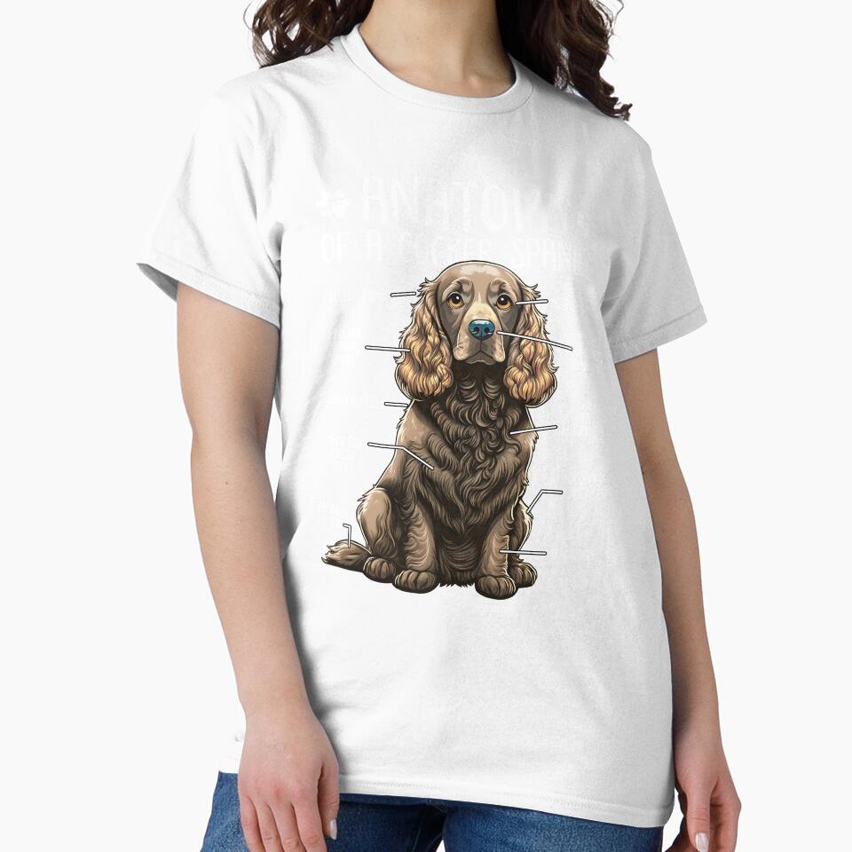 Funny Cocker Spaniel Anatomy Cocker Spaniel Dog Lover by lanynx design