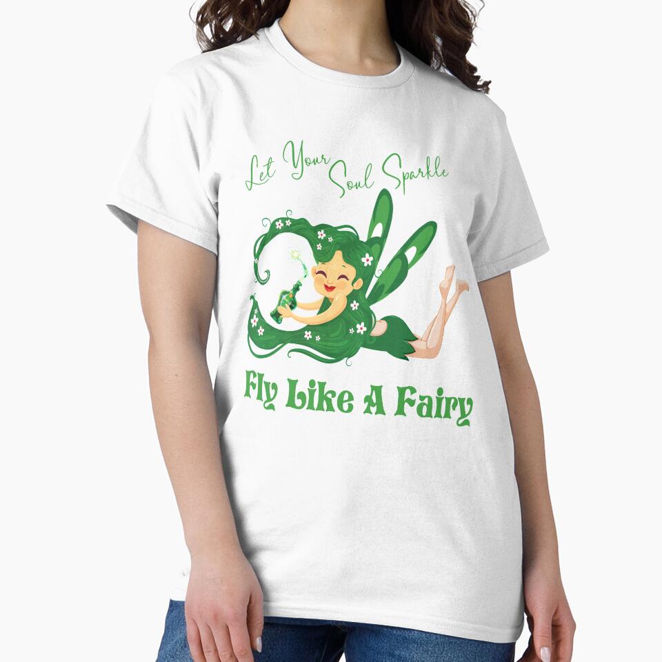 Green Fairy, Let Your Soul Sparkle, Fly Like A Fairy by Jecolds