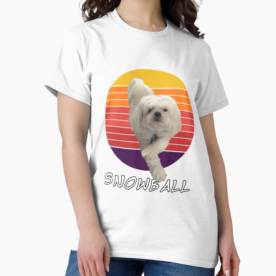 Love, SNOWBALL ,CUTE ,retro,Dog Lover KIDS MEN WOMEN T-Shirt by ArtByMigdad