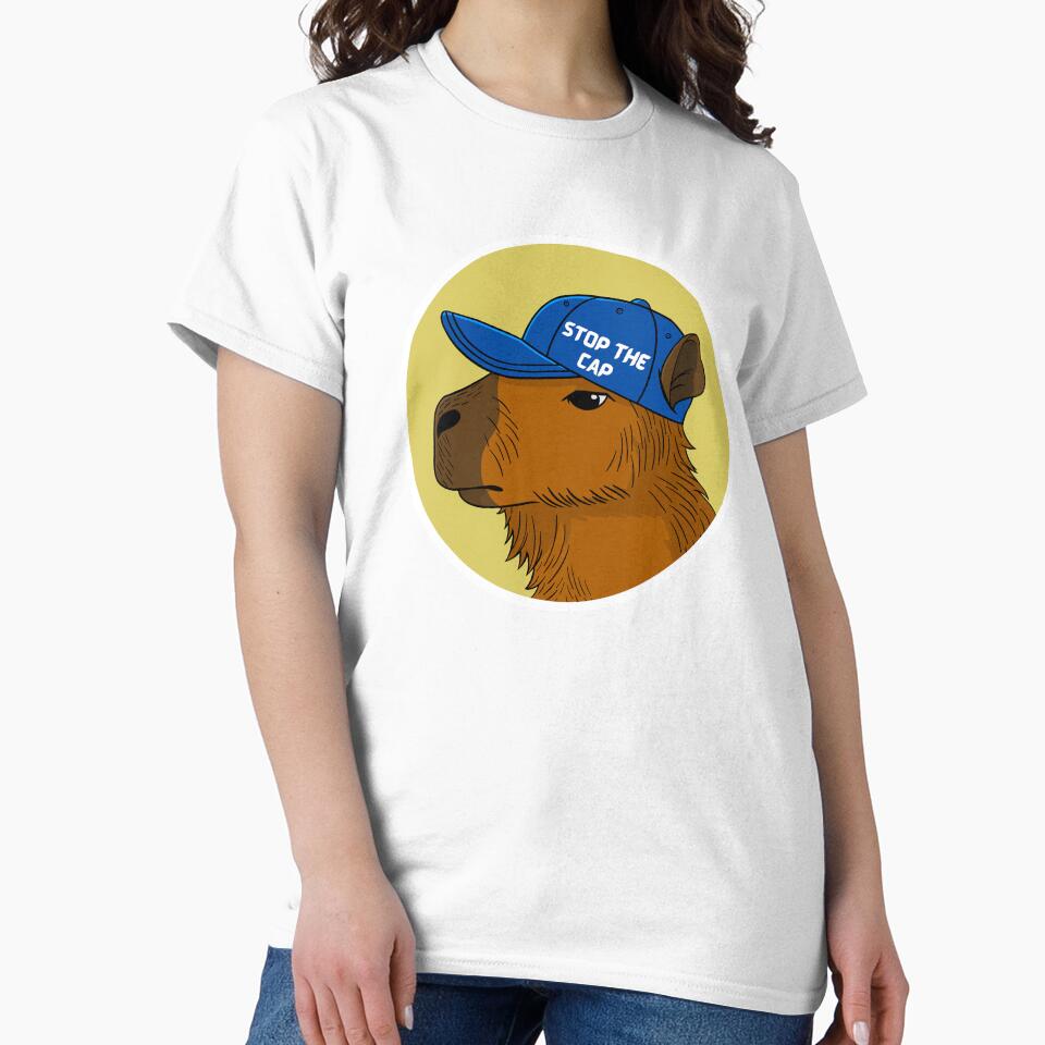 Stop The Cap - Funny Capybara Meme by Whiskrow