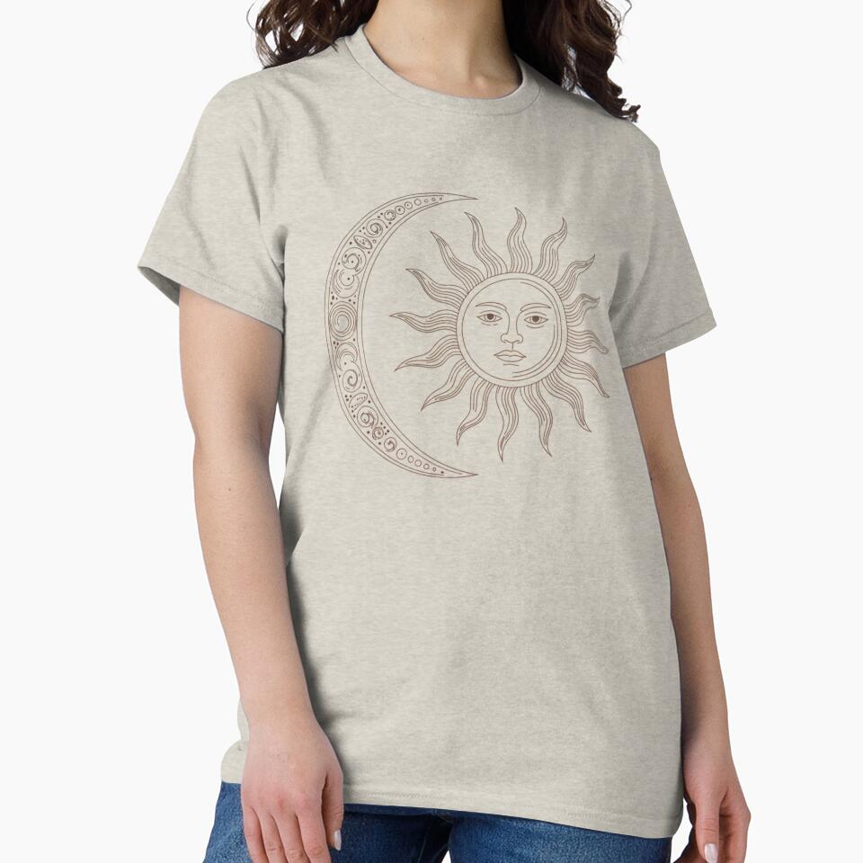Sun and Moon Yoga Art by VibrArtco