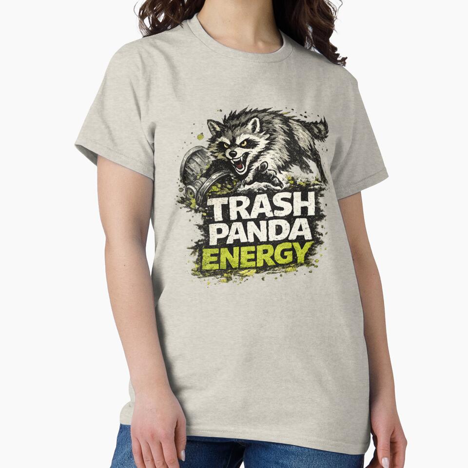 The energy of the garbage panda by SergeyDigital