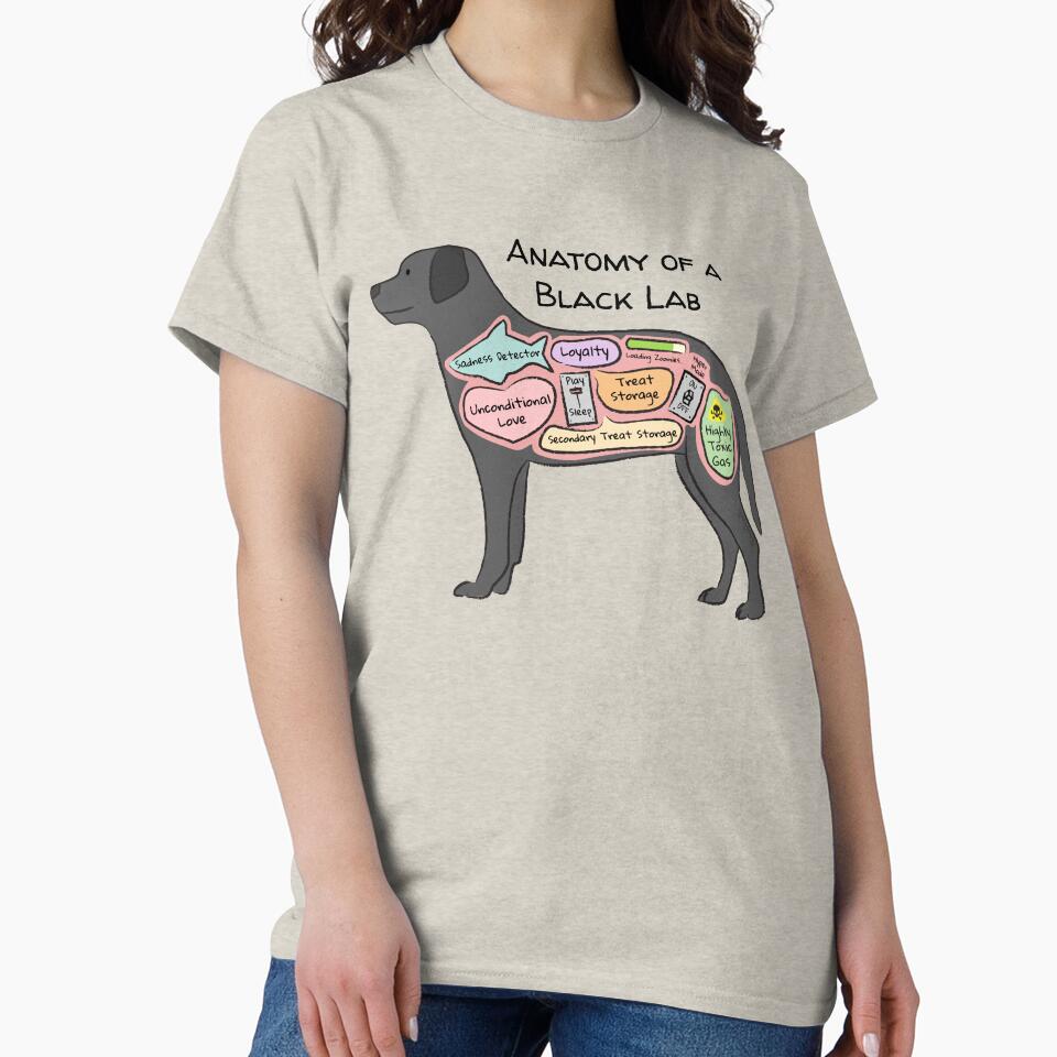 Anatomy of a Black Lab by PemiDoodle