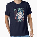 Retro Japanese Amabie Yokai Mermaid Illustration | Japanese Folklore Creatures by SLAG-Creative