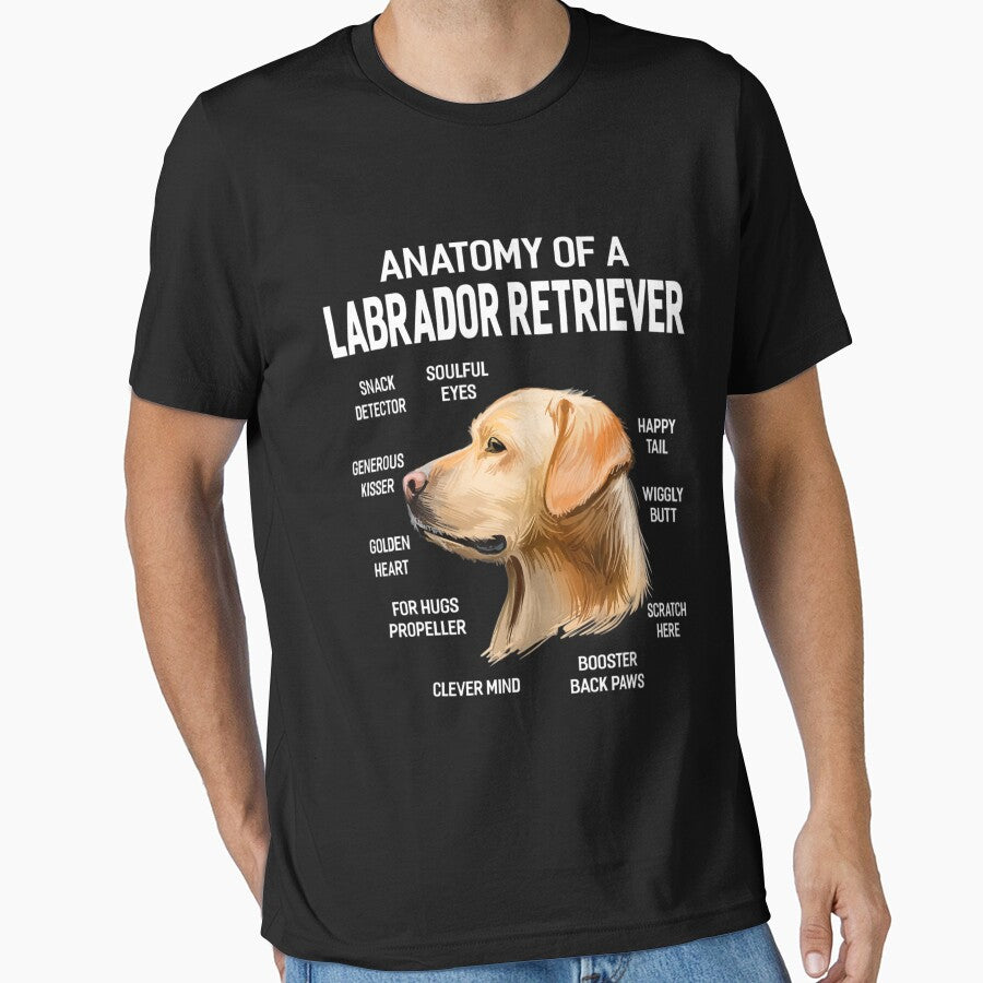 Dogs 365 Anatomy Of A Labrador Retriever Dog Funny by AngelanMichelle