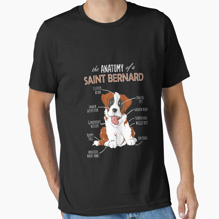 The Anatomy Of A Saint Bernard - Funny Dog by noirty