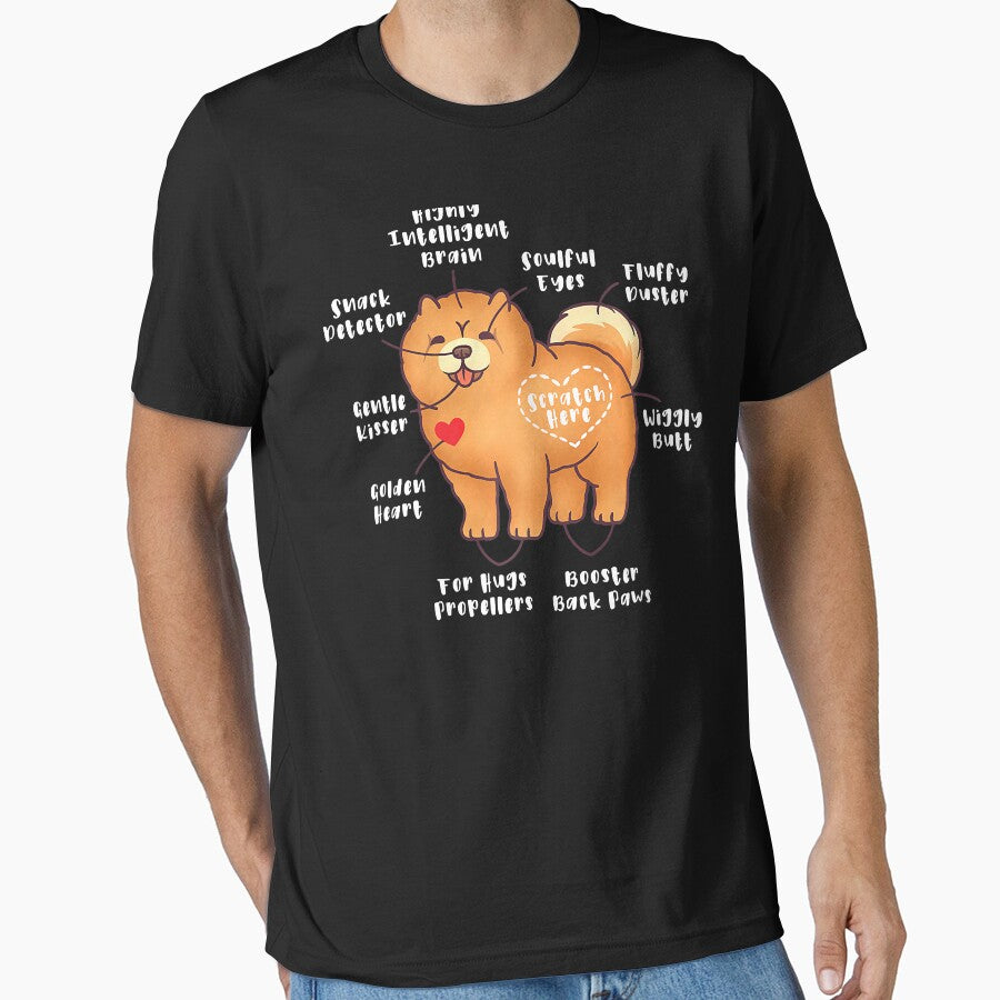 Anatomy Of A Chow Chow Dog Puppy Lover Funny by ManishDayal