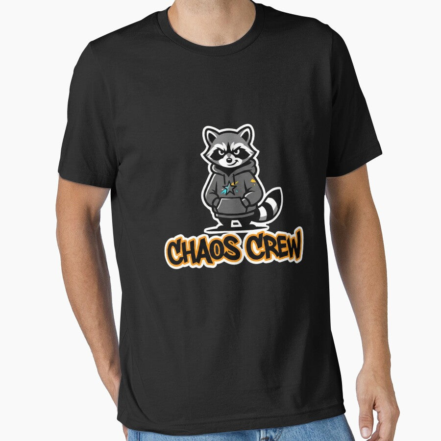 Chaos Crew Funny Raccoon Shirt | Absurd Cute Humor by MotivaChic