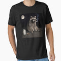Funny Smoking raccoon Meme by Kladhadredo