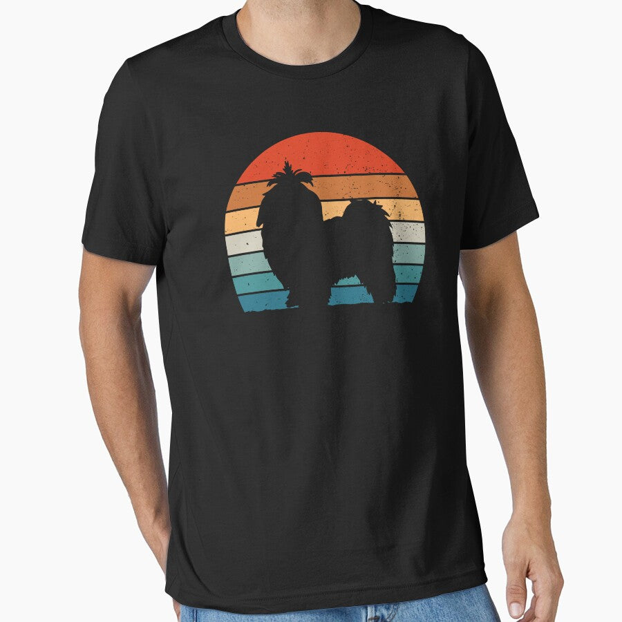 Vintage Retro Shih Tzu Dog by dantixebiana
