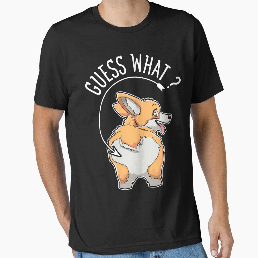 Corgi Butt T-shirt Funny Corgis Dog Puppy Lover Gifts Tees by LiqueGifts