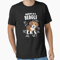 Gifts For Beagle Lovers Dog Mom Funny Anatomy Of A Beagle T-Shirt by Hurst669