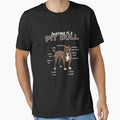 Anatomy Of A Pit Bull - Cute Sarcastic Pitty Dog Puppy by PrintPress