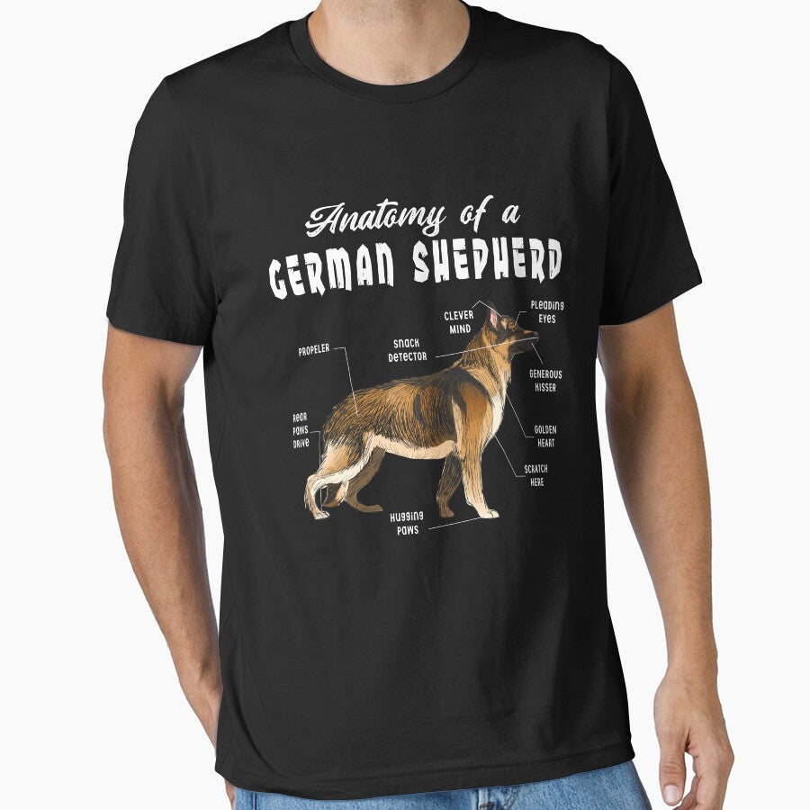 Anatomy Of a German Shepherd by NgocCong