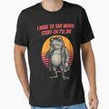 I Have To Say Weird Stuff Or I’ll Die – Surreal Frog Design | Retro Funny Humor by Cree8if