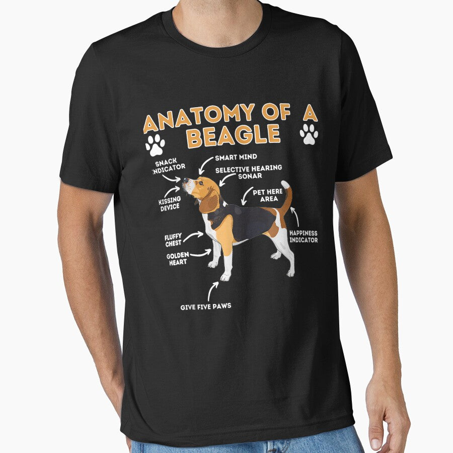 Anatomy Of A Beagle - Funny Beagle Dog Lover Pet Owner by hoangminhSHOP
