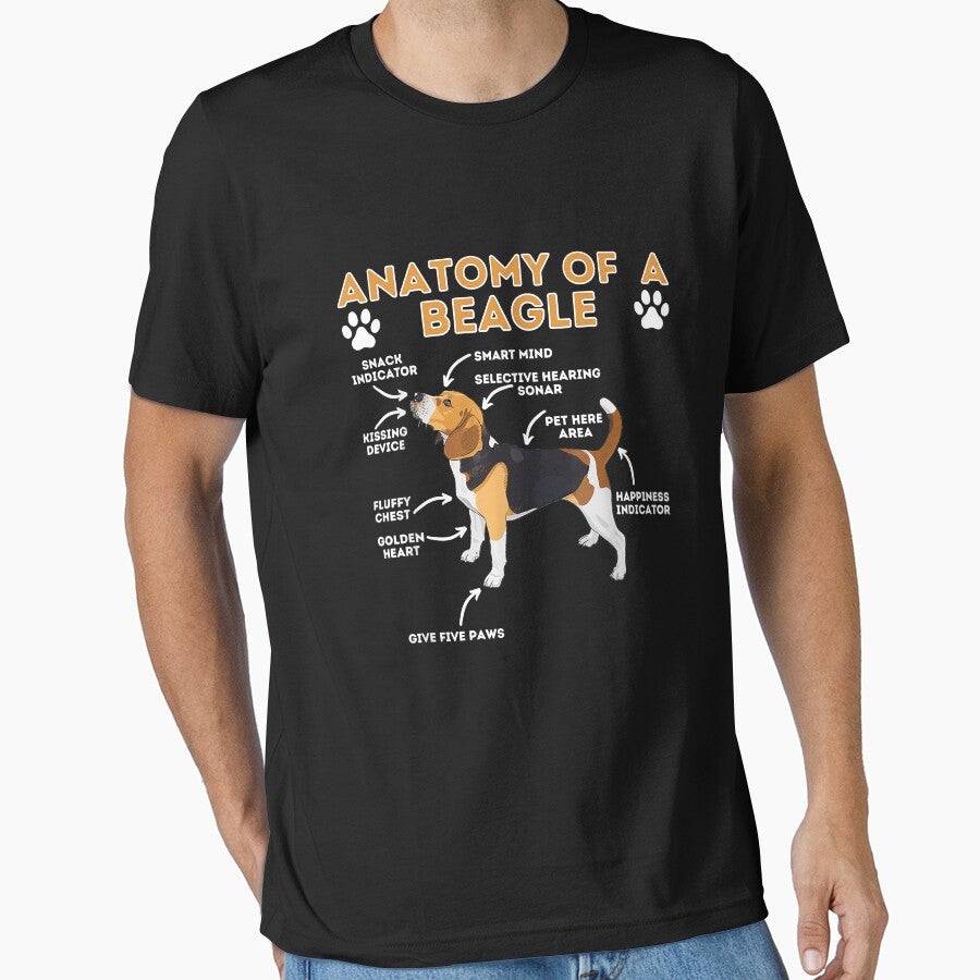 Anatomy Of A Beagle - Funny Beagle Dog Lover Pet Owner by jimmiexq