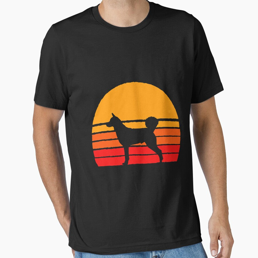 Husky Sunset - Retro Dogs by HenningMadsen