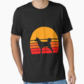 Husky Sunset - Retro Dogs by HenningMadsen