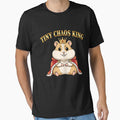 Tiny Chaos King Funny Hamster Shirt | Cute Meme Humor by MotivaChic