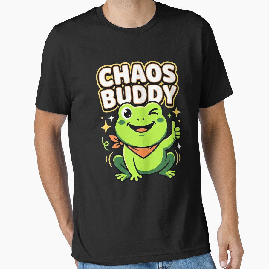 Chaos Buddy Funny Frog Shirt | Cute Absurd Humor by MotivaChic