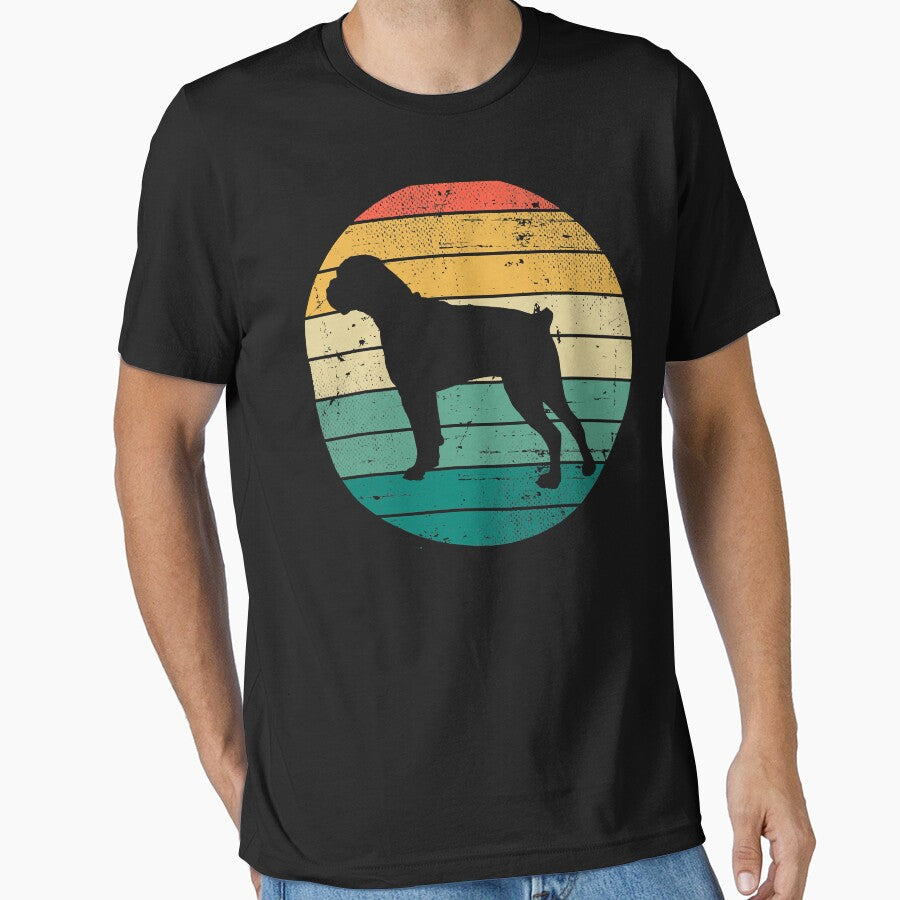 Retro Vintage Boxer Dogs Lover Owner Puppies Puppy by ManishDayal