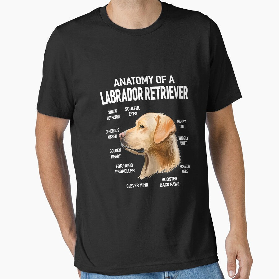 Dogs 365 Anatomy of a Labrador Retriever Dog Funny Gift Premium by marshapgp