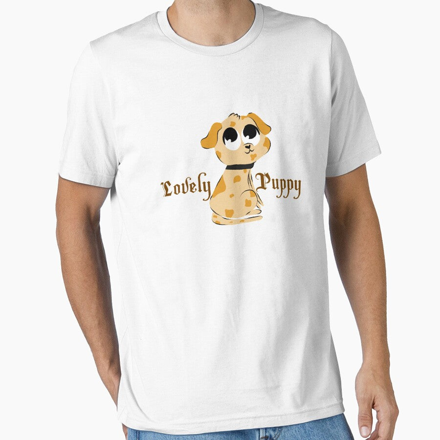Lovely Puppy - cute dog used for t-shirts or stickers, Masks and for gift by boutkadrin