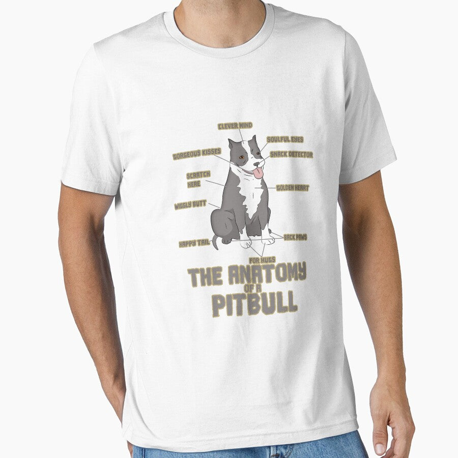 Anatomy Of A PitBull Funny Dog by CreativeStrike