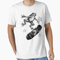 Retro Skateboard Frog Funny Frog Vintage by will freed18