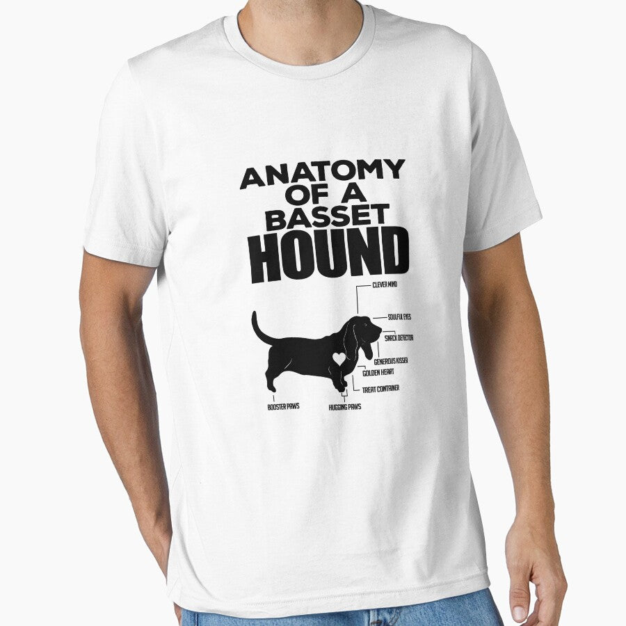 Anatomy Of A Basset Hound by TeeTimeGuys