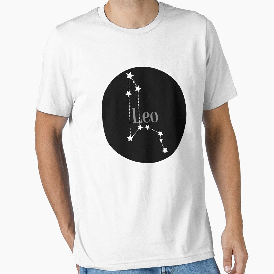 Leo zodiac constellation (black) by EleYeah