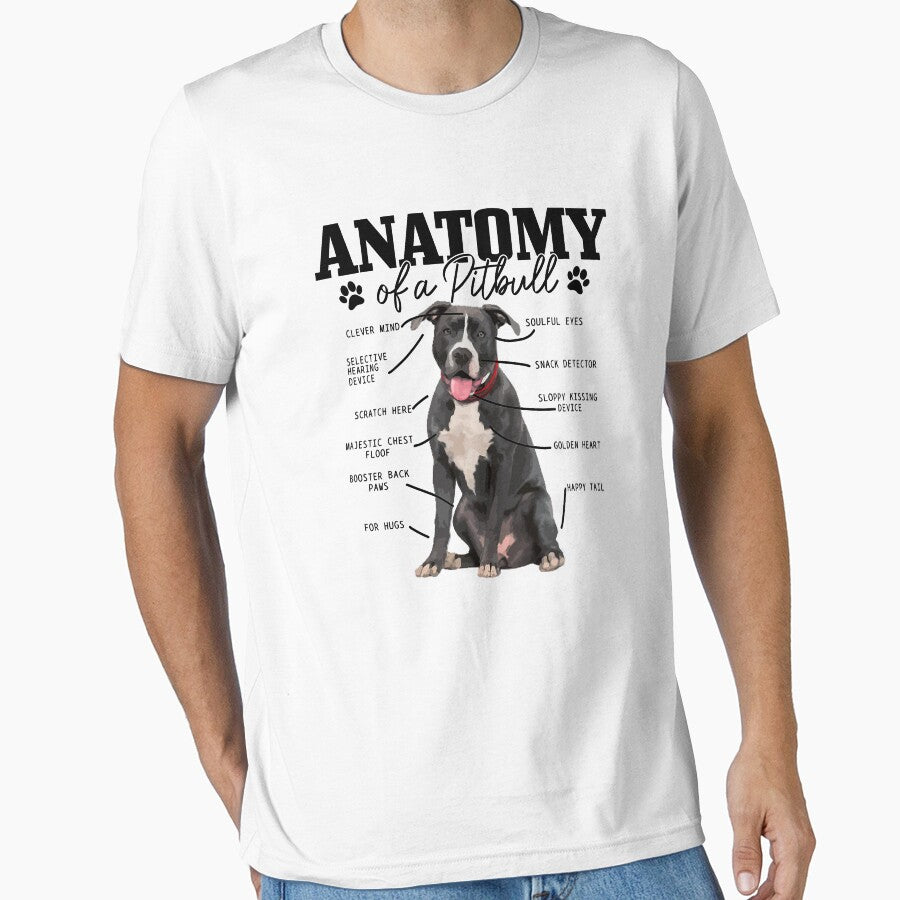 Anatomy Of A Pitbull Dog Funny Cute Pitbull Mom Pitbull Dad by PerkinsAarav