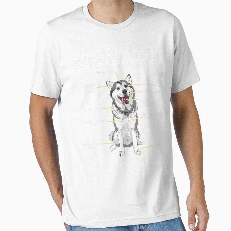 Anatomy Of A Siberian Husky - Funny Sibe Owner Dog Lover by kimngw