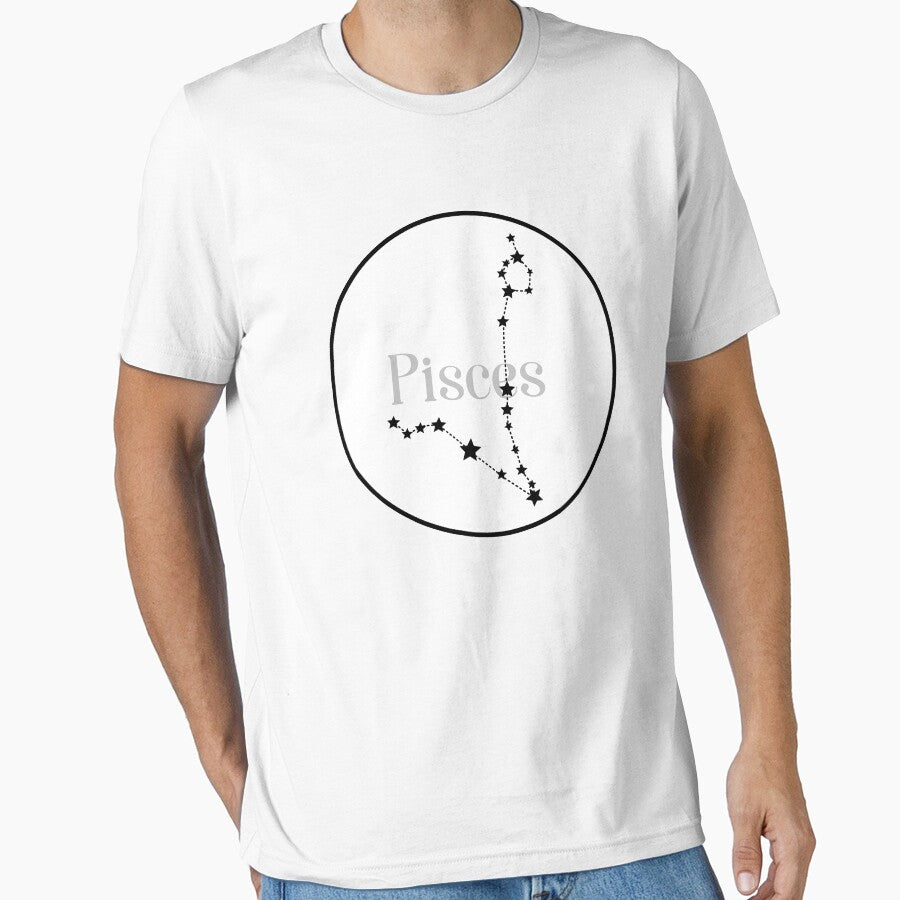 Pisces zodiac constellation (white) by EleYeah
