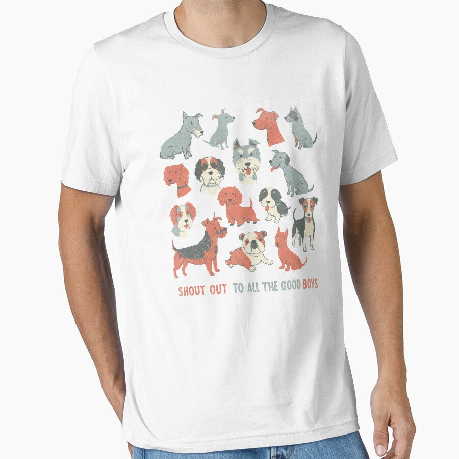 Shout Out to All the Good Boys - Cute Vintage Dog Design by 99 Organizers