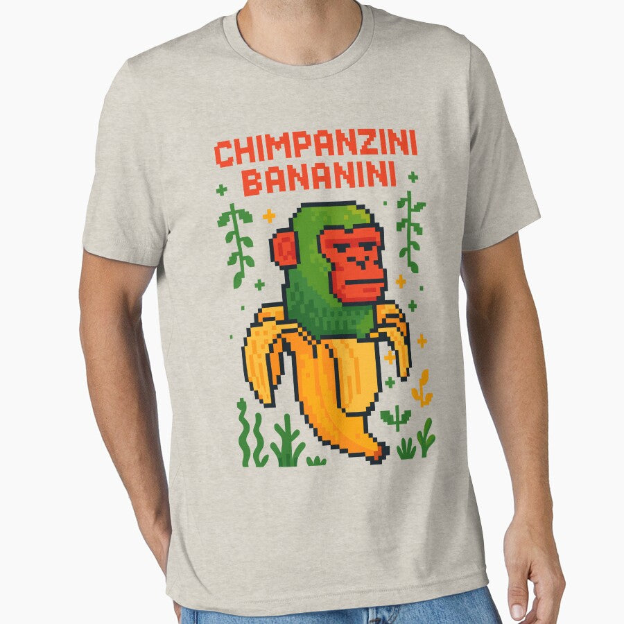 Chimpanzini Bananini Italian Brainrot Memes Pixel by Sitchko
