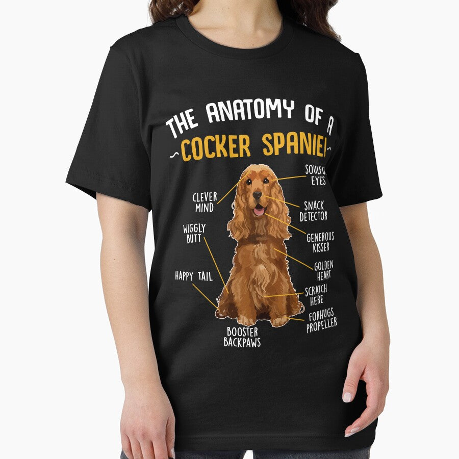 Cocker Spaniel Funny Anatomy Of A Cocker Spaniel Dog Lover by millierandall2