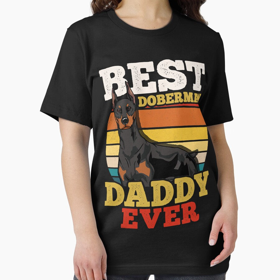 Doberman Dad Retro by MarcelaSoto