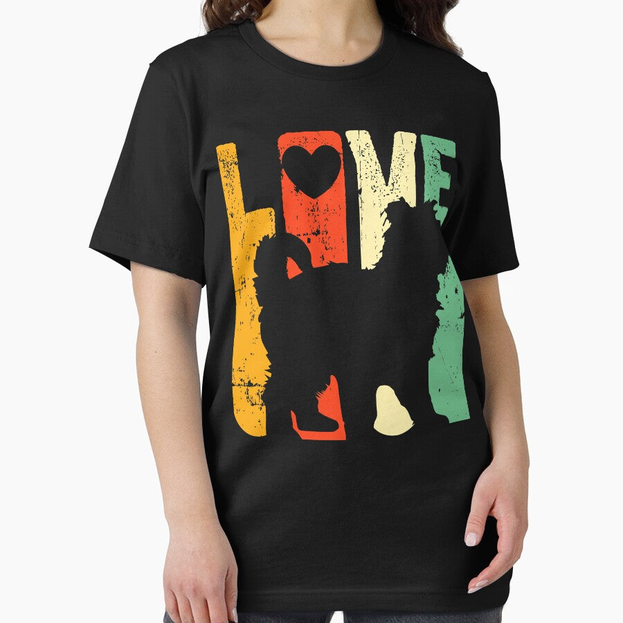 Retro Love Shih Tzu Dogs Vintage Shihtzu Lover 70s 80s by EmilyPippin
