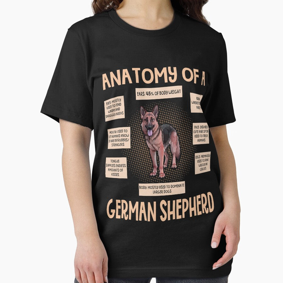 Anatomy Of A German Shepherd Funny Puppy by EmilyPippin