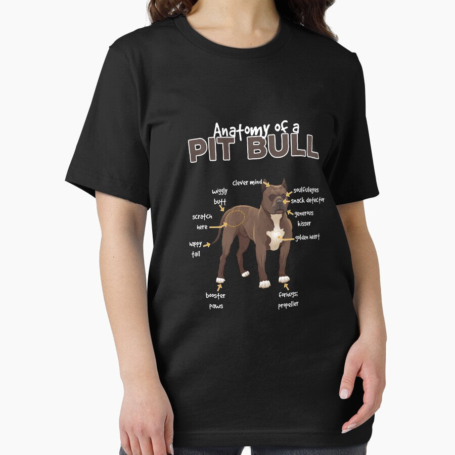Anatomy Of A Pit Bull - Cute Sarcastic Pitty Dog Puppy by PrintPress