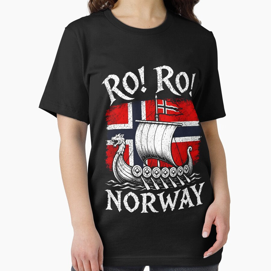 Ro! Ro! Norway Viking Ship Norway Soccer Fan Graphic by DarylPope