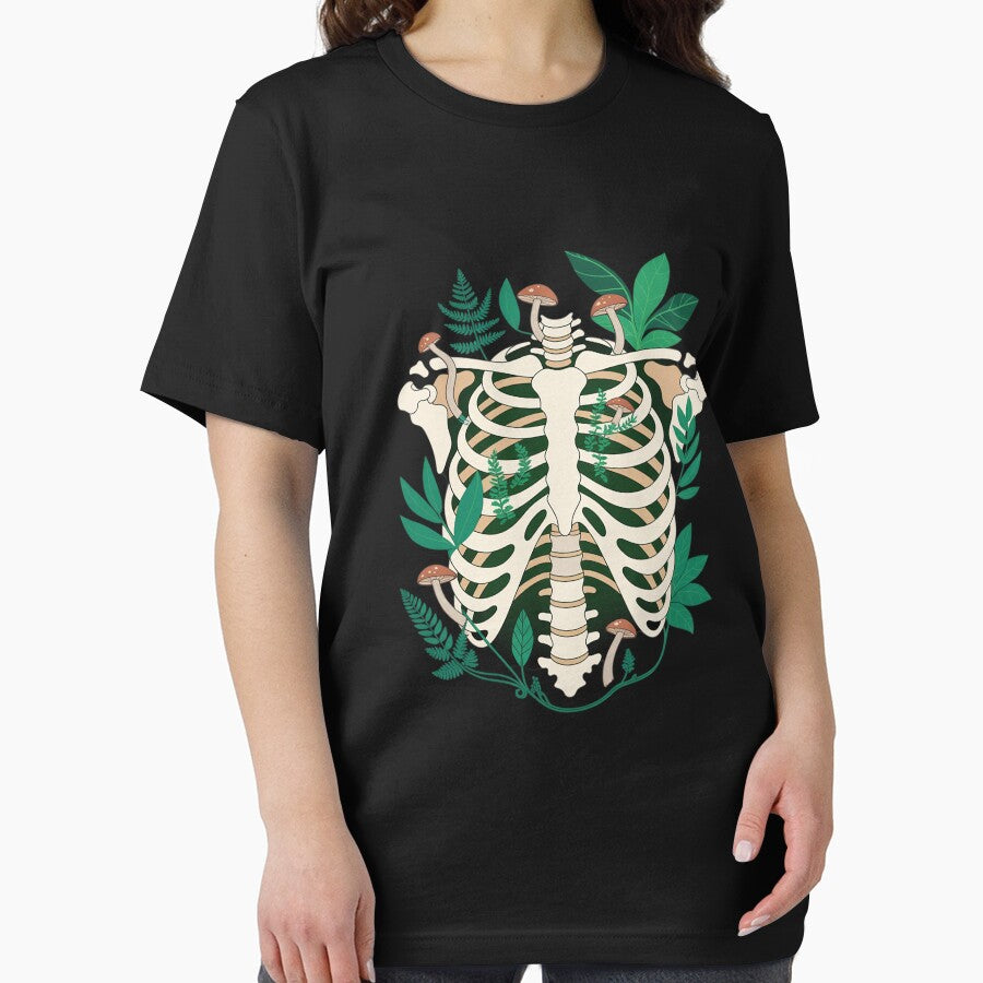 Deep Forest Entropy Ribcage Botanical Mushroom Cottagecore by BiellaSar