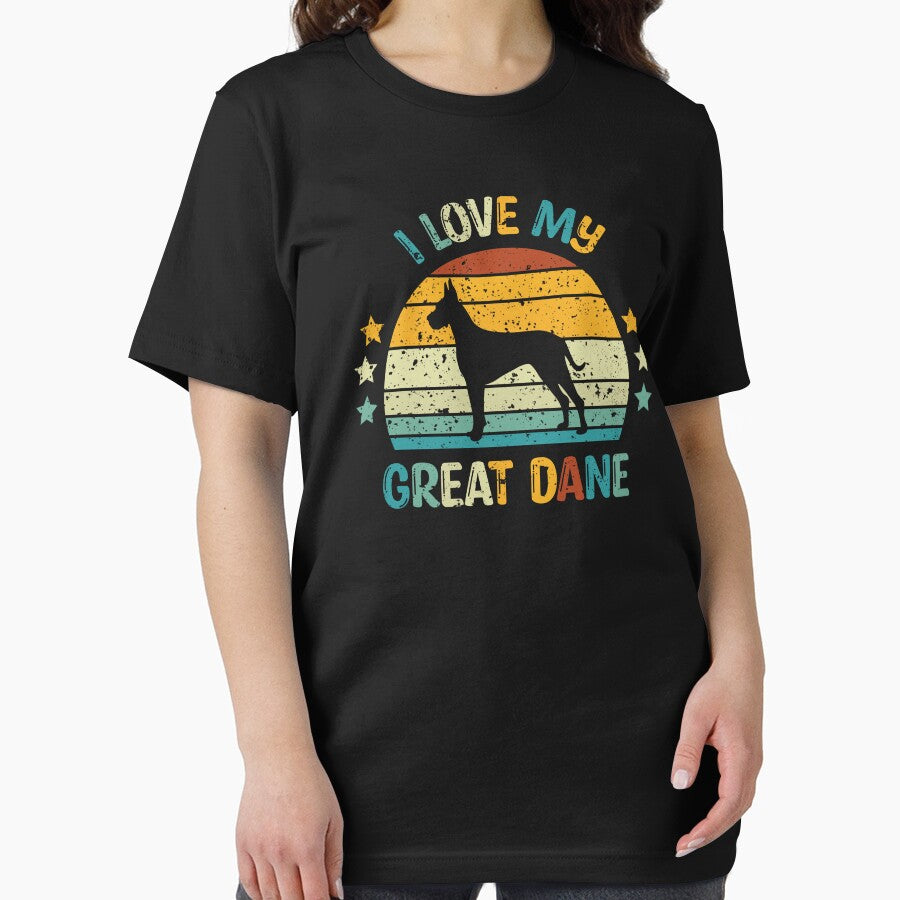 I Love My Great Dane Dog Owner Pet Lover by StickChic