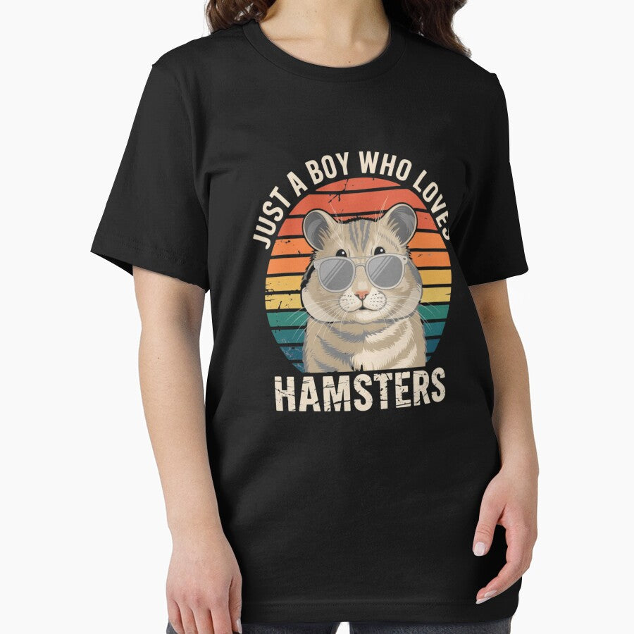 Just A Boy Who Loves Hamsters Pet Owner Gift by CORJIDOG-ART