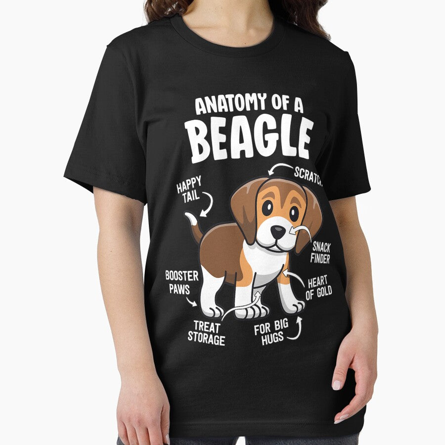 Gifts For Beagle Lovers Dog Mom Funny Anatomy Of A Beagle by maichje