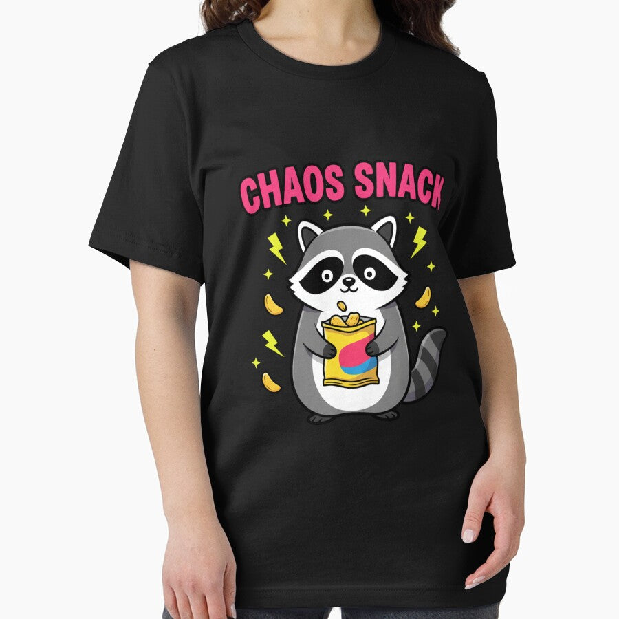Chaos Snack Funny Raccoon Shirt | Cute Absurd Humor by MotivaChic